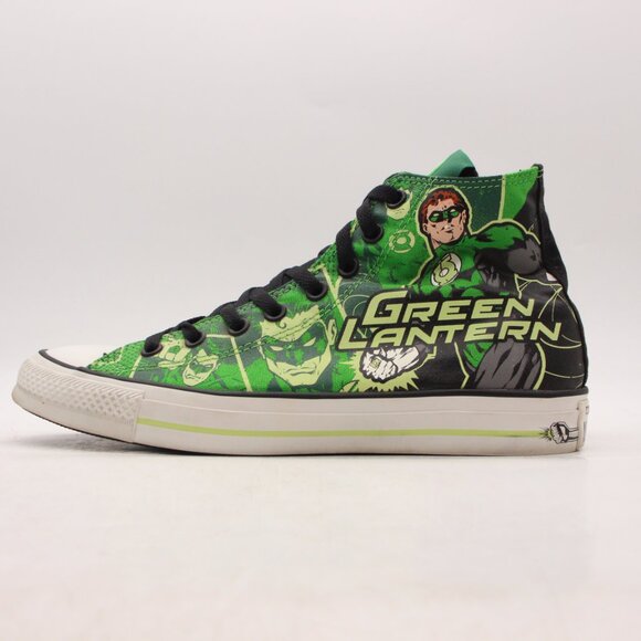 Converse Chuck Taylor Women's 11 Men's 9 All Star x DC Comics Green Lantern - Picture 4 of 9